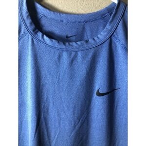 Nike Ready Men's Dri-Fit Short-Sleeve Fitness Tee Shirt DV9815-010 Blue Large
